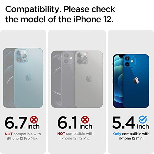 Spigen Thin Fit Designed for iPhone 12 Mini Case 2020 Black Spigen Thin Fit Designed for iPhone 12 Mini Case 2020 Black